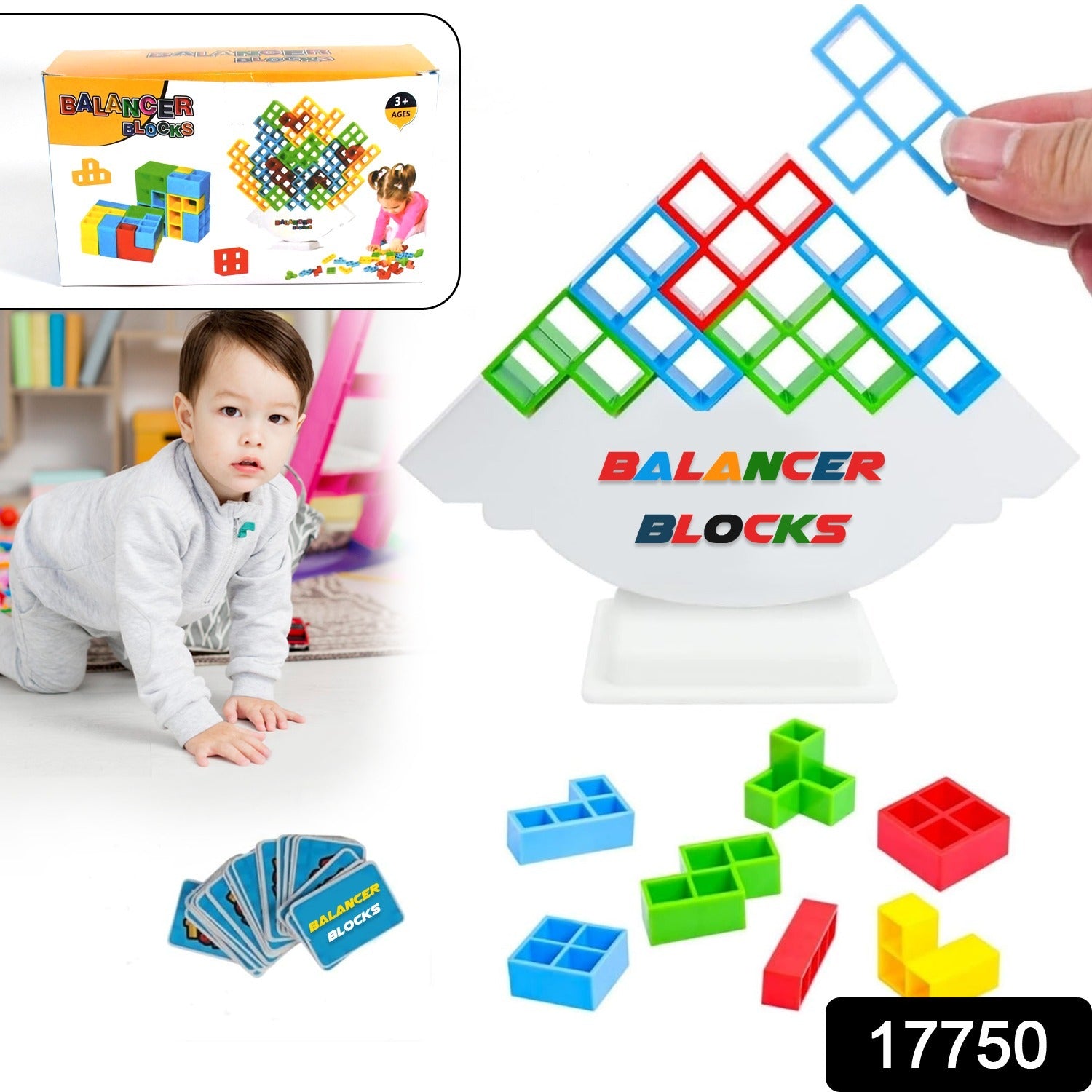 3D Tower Game, Tower Balance Game, Tower Stacking Game Adult Kid Tower Stacking Blocks Balance Game Blocks Building Toys for Kids Age 3+ Years (16 Pcs Set) 3D Tower Game, Tower Balance Game, Tower Stacking Game Adult Kid Tower Stacking Blocks Balance Game Blocks Building Toys for Kids Age 3+ Years (16 Pcs Set)